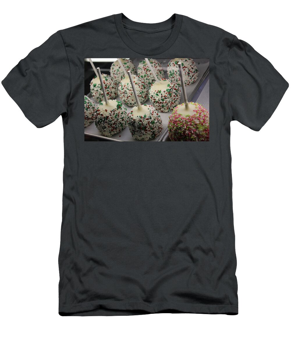 Christmas Photographs T-Shirt featuring the photograph Christmas Candy Apples by Bill Owen