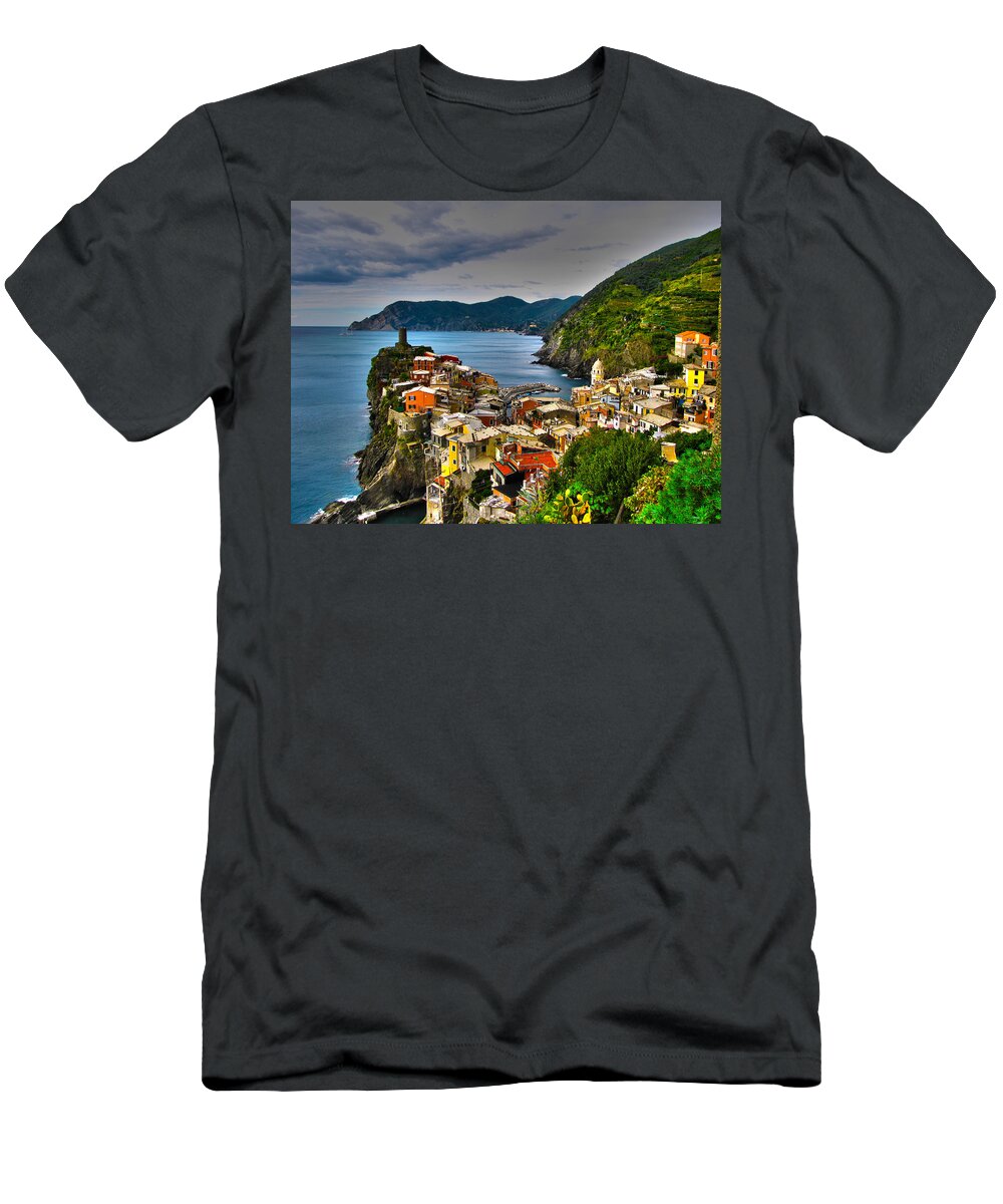 Cinque Terra T-Shirt featuring the photograph Cinque Terra by David Gleeson