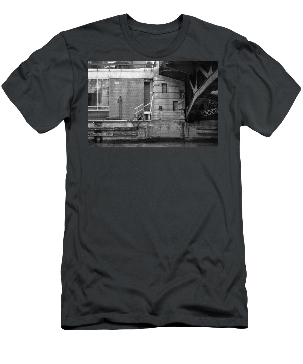 Chicago T-Shirt featuring the photograph City - Chicago IL - Failure by Mike Savad