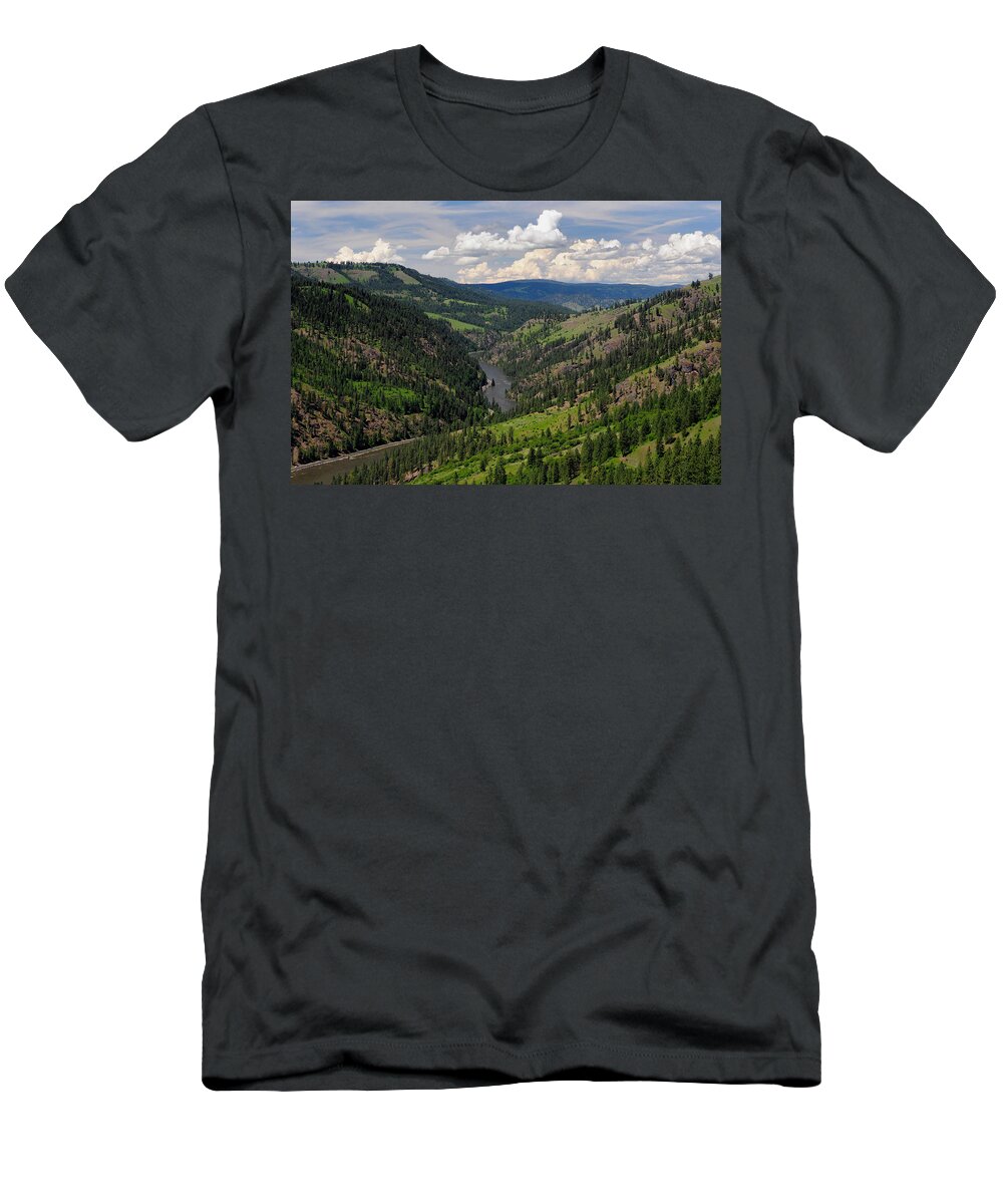 Bitterroot Mountains T-Shirt featuring the photograph Clearwater River by Theodore Clutter