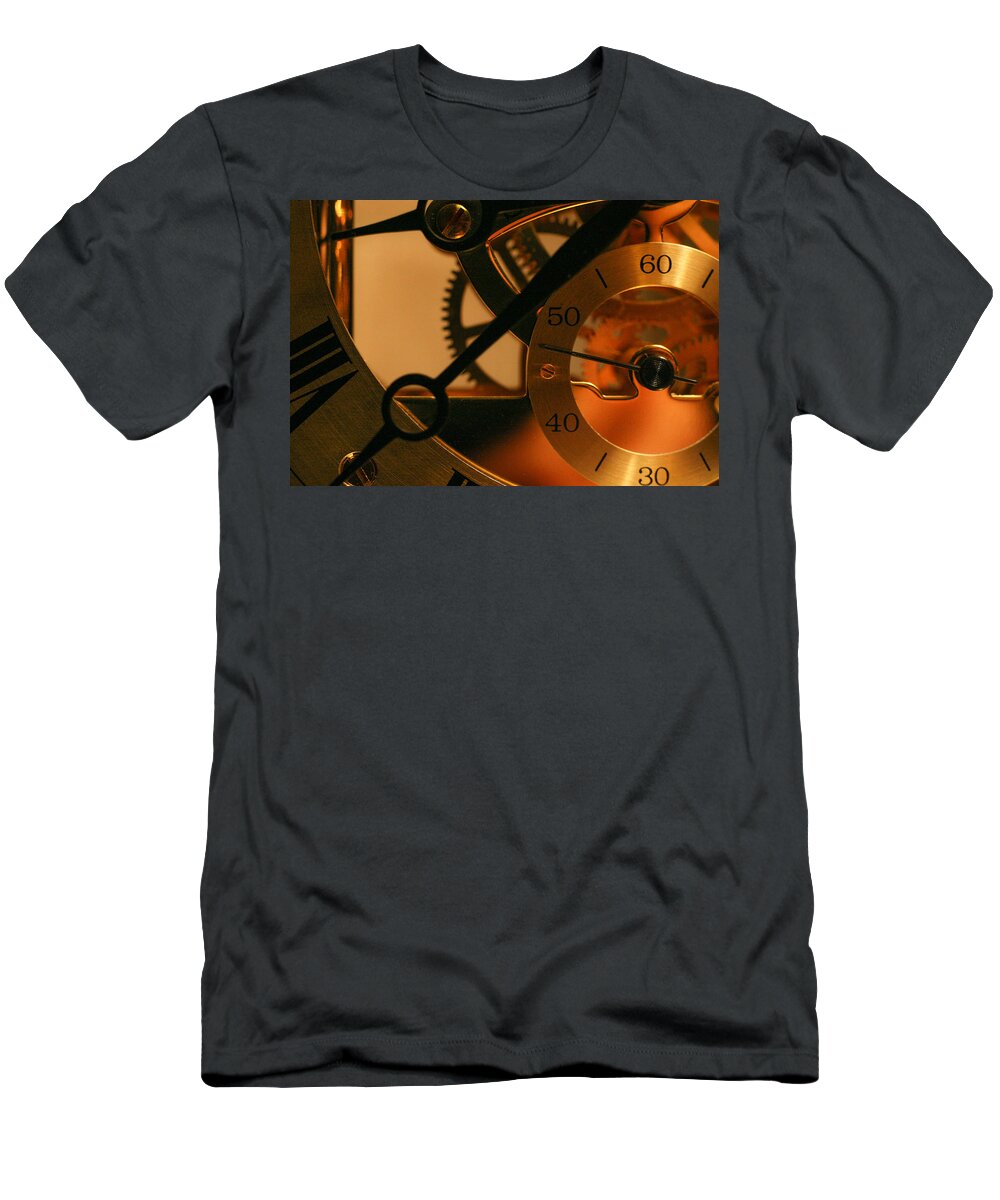 Time T-Shirt featuring the photograph Clockwork by Jeff Mize