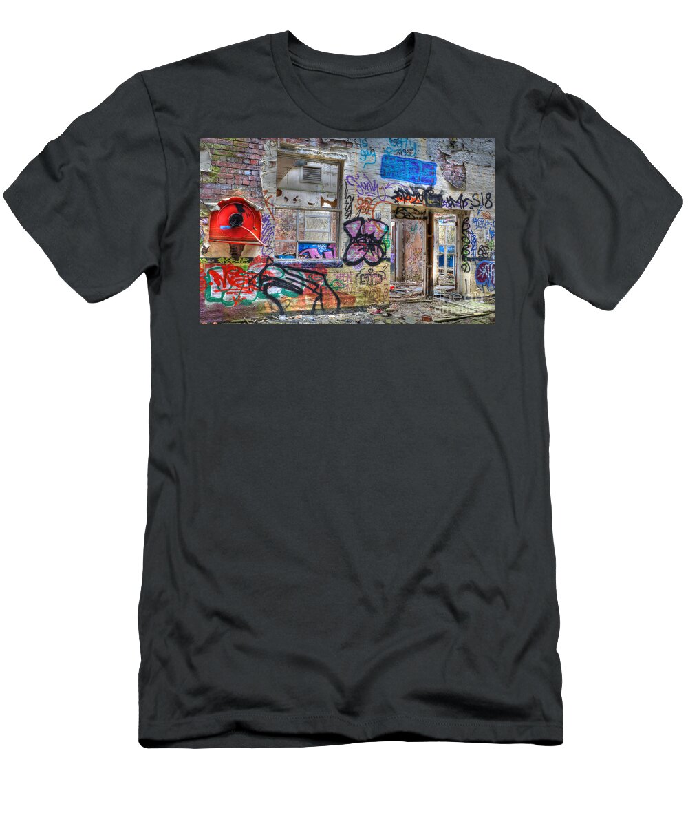 Art T-Shirt featuring the photograph Closed For Business by David Birchall