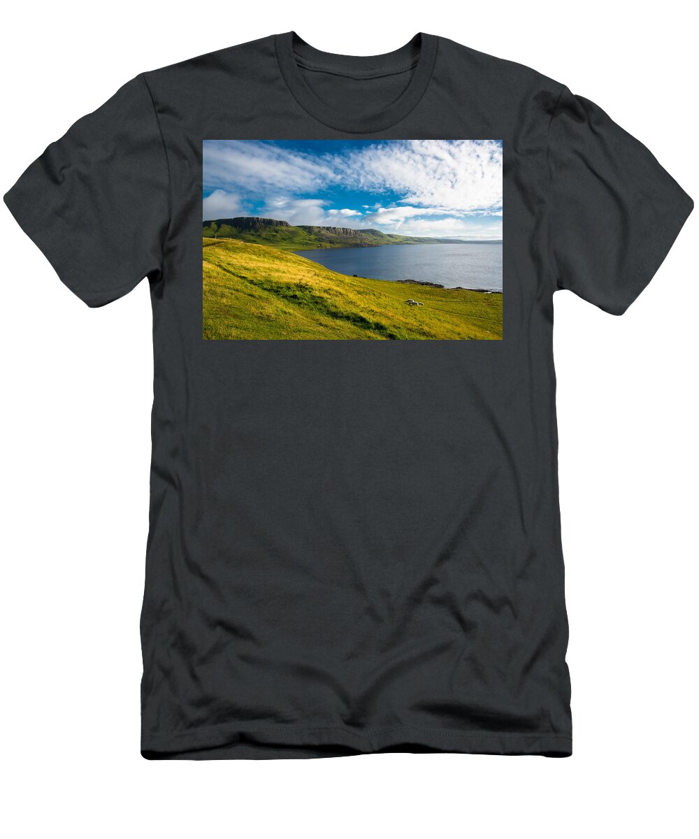 Scotland T-Shirt featuring the photograph Coast Of Scotland by Andreas Berthold