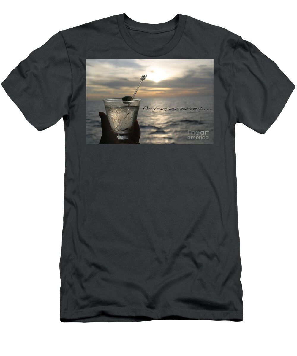 Cocktails T-Shirt featuring the photograph Cocktails and Cruising by Living Color Photography Lorraine Lynch