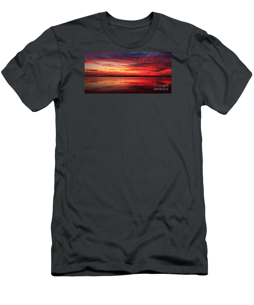 Landscapes T-Shirt featuring the photograph Cloudburst by John F Tsumas