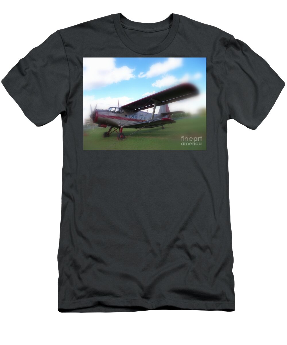 Airplane T-Shirt featuring the photograph Come Fly With Me by Lingfai Leung