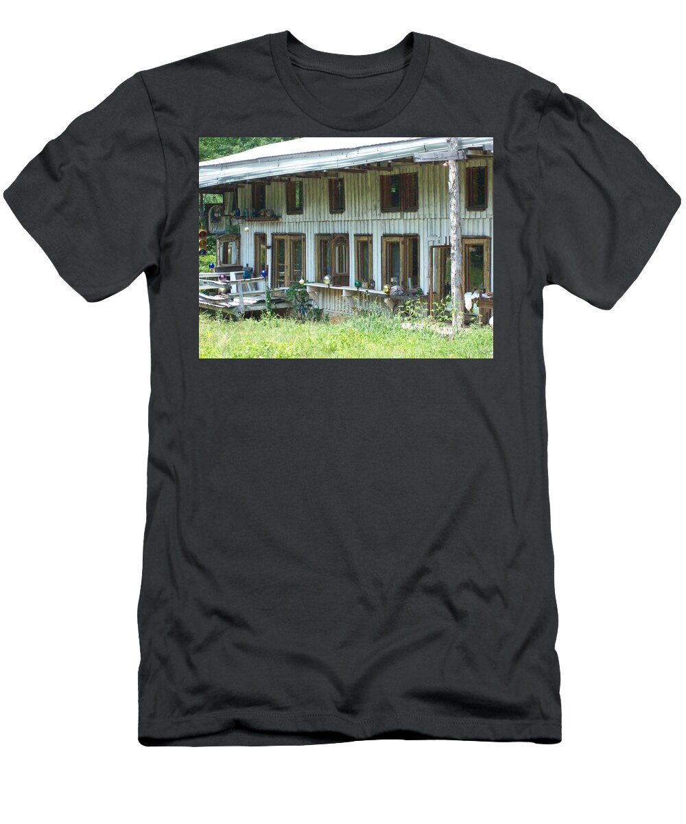Gazing Ball T-Shirt featuring the photograph Country Gazing by Derry Murphy