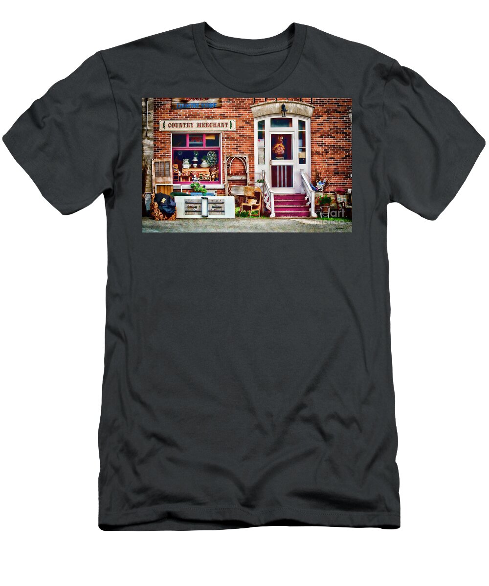 Country T-Shirt featuring the photograph Country Store by Les Palenik