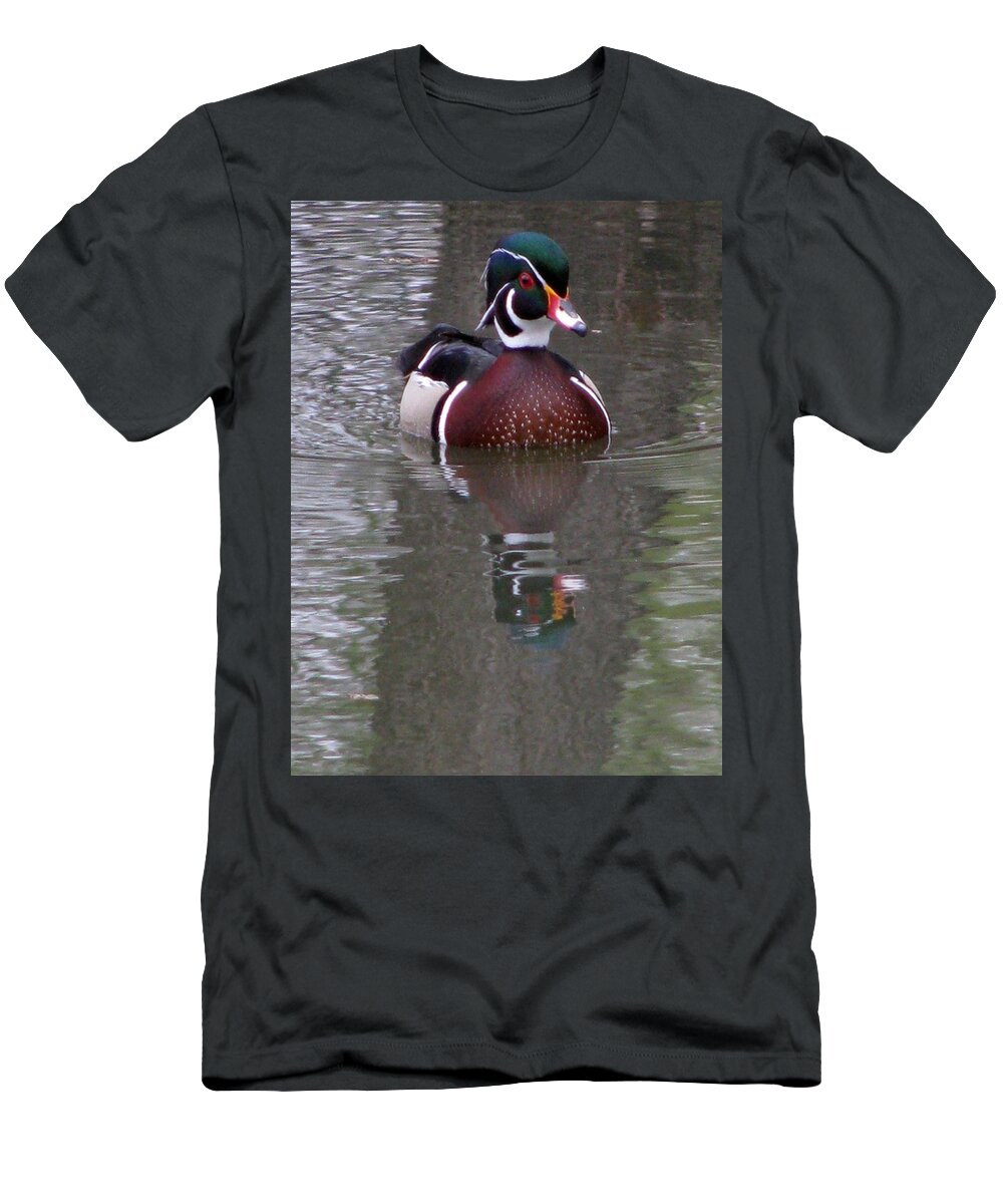 Duck T-Shirt featuring the photograph Cruisin' by Pamela Critchlow
