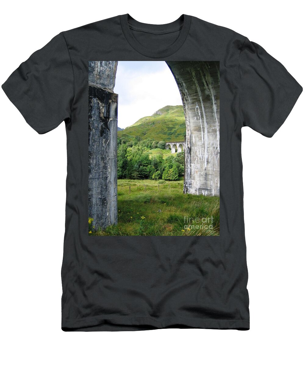 Scottish Highlands T-Shirt featuring the photograph Curved by Denise Railey