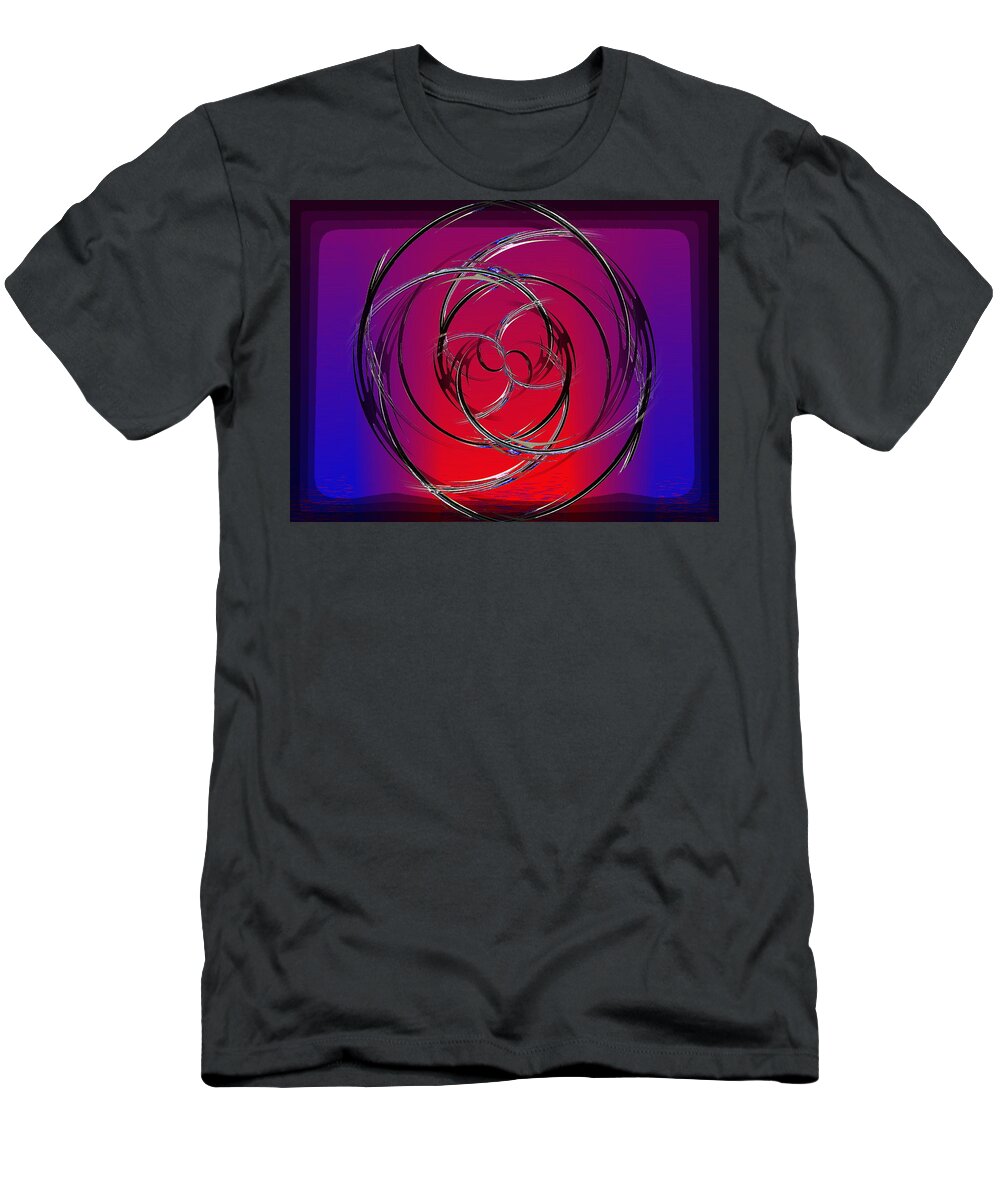 Cutting Edge T-Shirt featuring the digital art Cutting Edge by Tim Allen