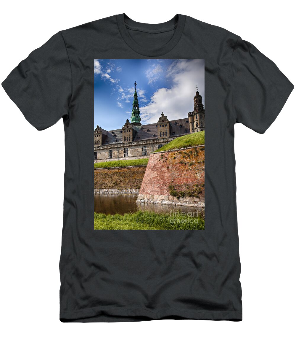 Unesco T-Shirt featuring the photograph Danish castle Kronborg by Sophie McAulay