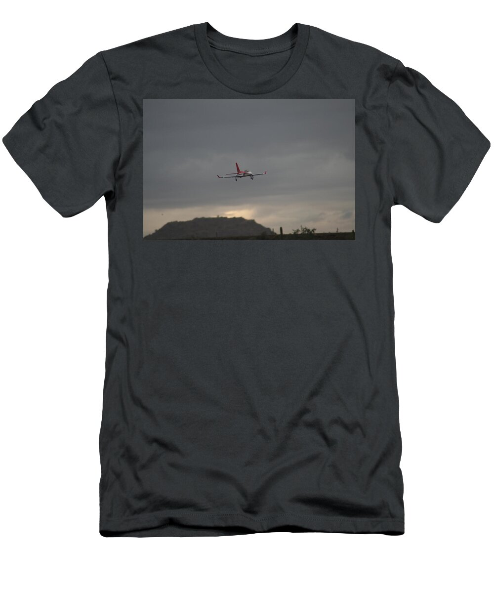Sky T-Shirt featuring the photograph Dark Approach by David S Reynolds