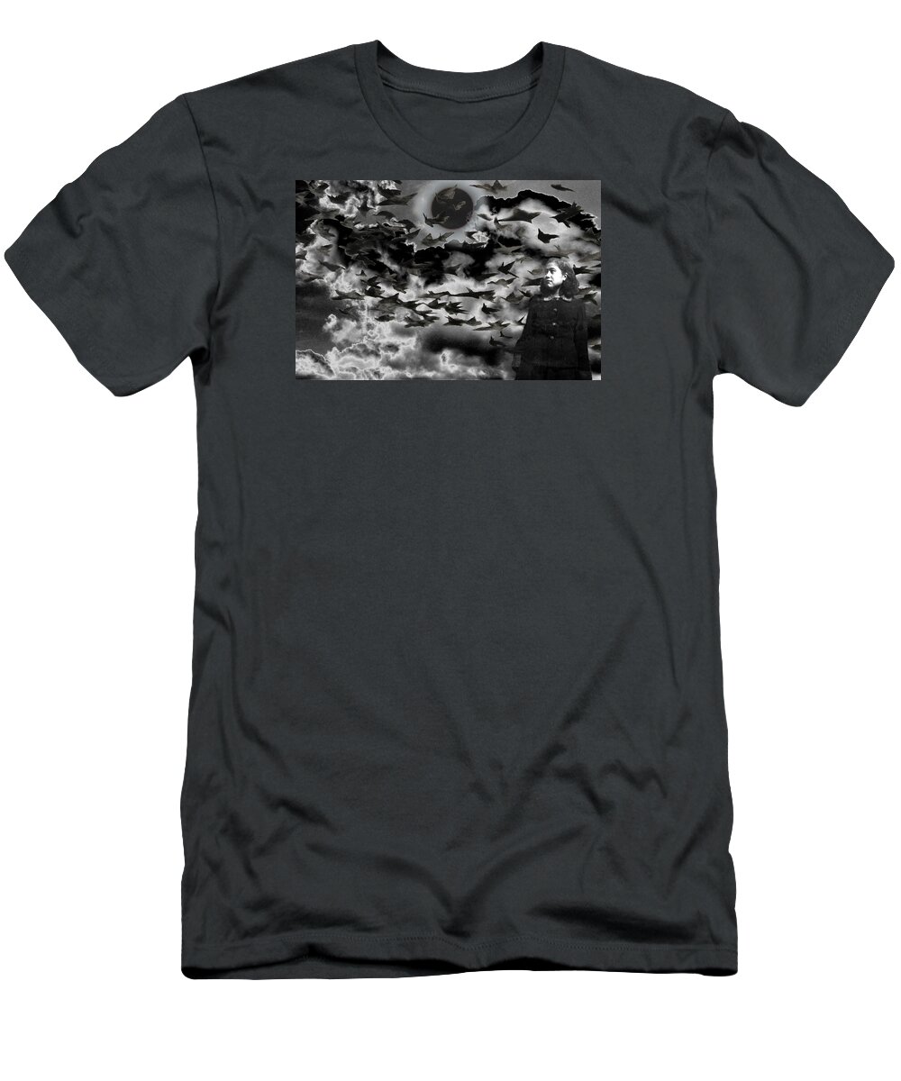 Dorothy T-Shirt featuring the digital art Dark Sun by Lisa Yount