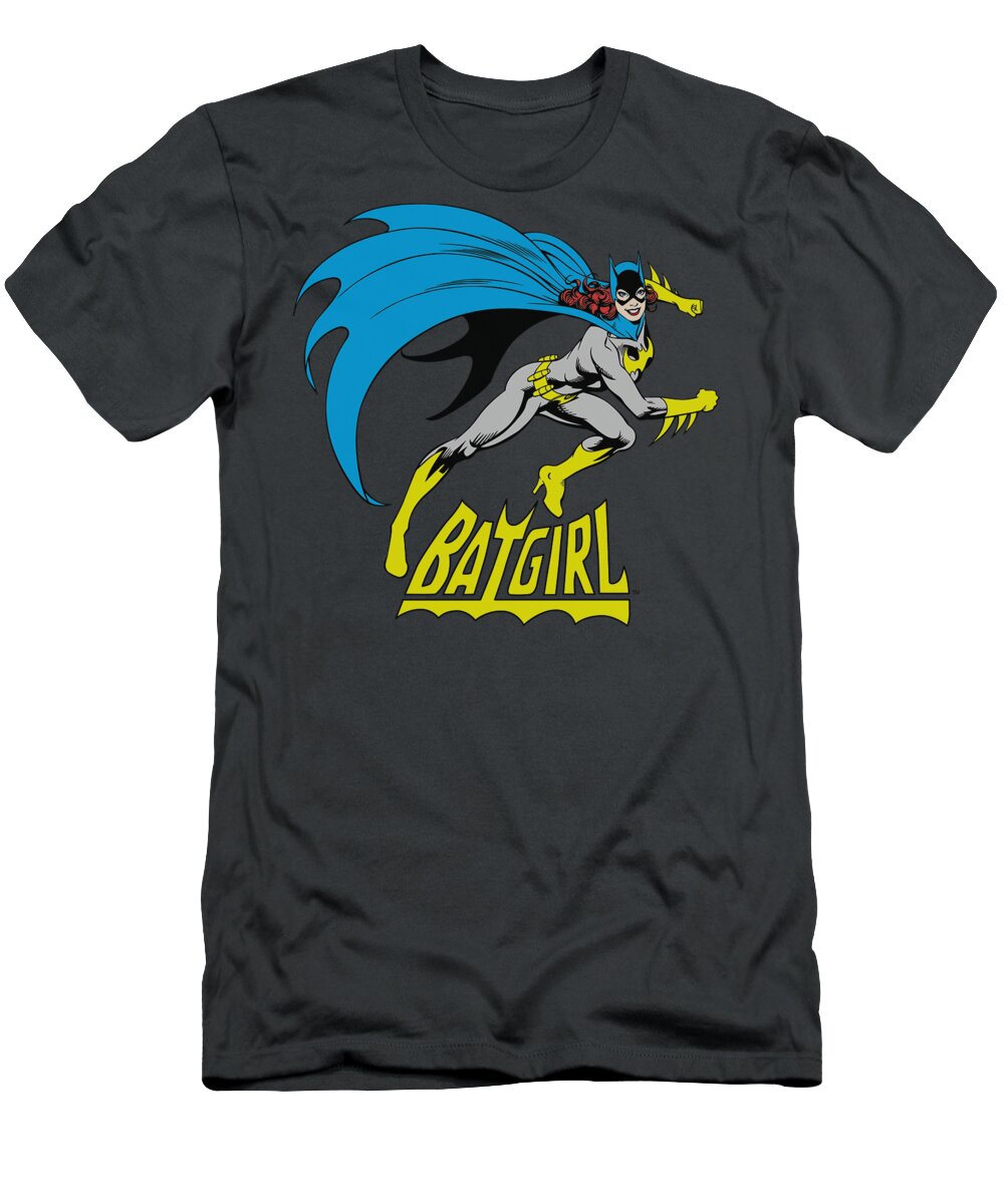 Dc Comics T-Shirt featuring the digital art Dc - Batgirl Is Hot by Brand A