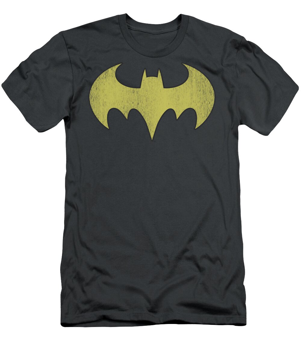 Dc Comics T-Shirt featuring the digital art Dc - Batgirl Logo Distressed by Brand A