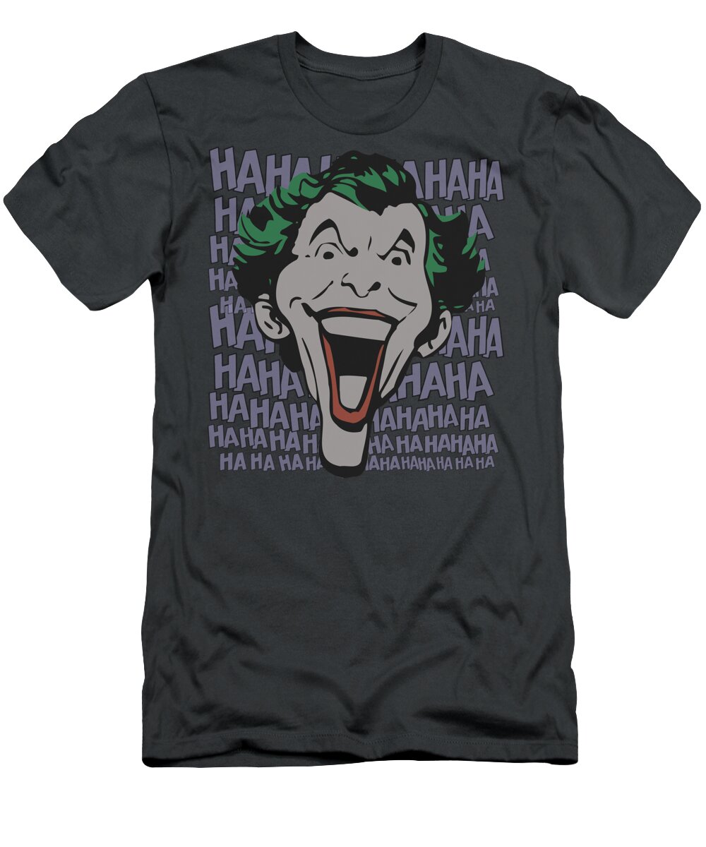 The Joker T-Shirt featuring the digital art Dc - Dastardly Merriment by Brand A