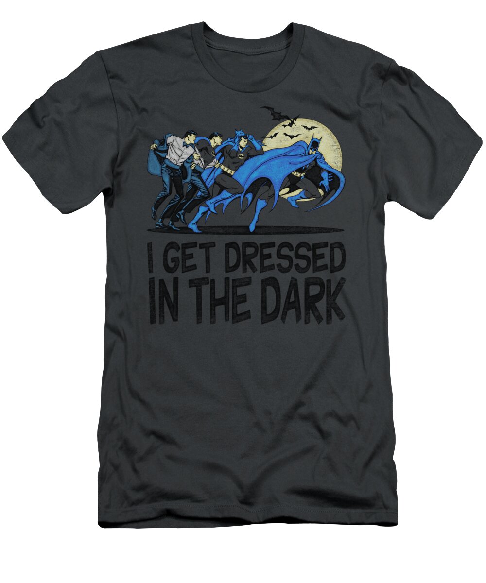 Dc Comics T-Shirt featuring the digital art Dc - Get Dressed by Brand A
