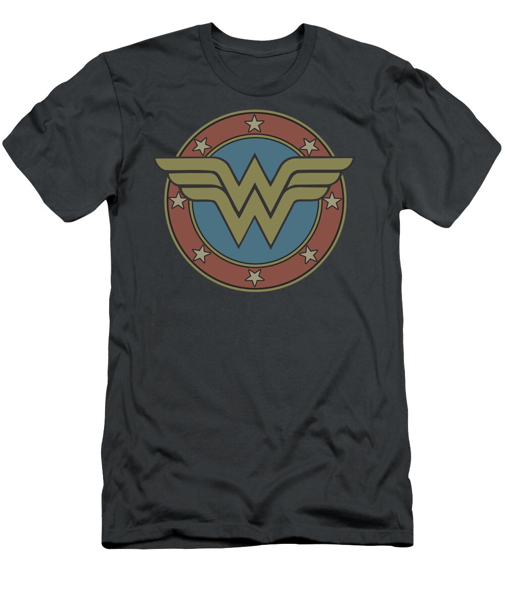  T-Shirt featuring the digital art Dc - Ww Vintage Emblem by Brand A