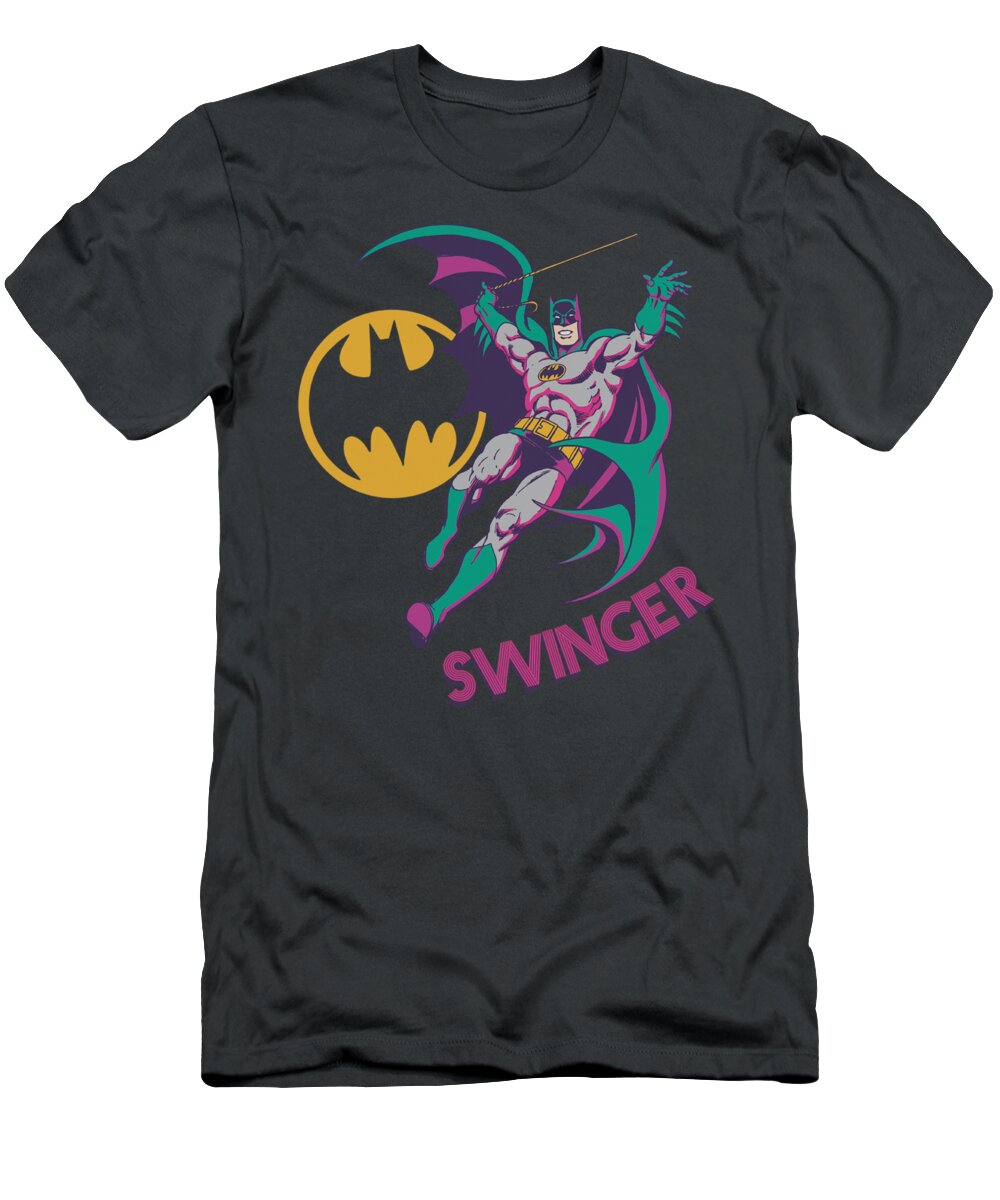 Dc Comics T-Shirt featuring the digital art Dco - Swinger by Brand A