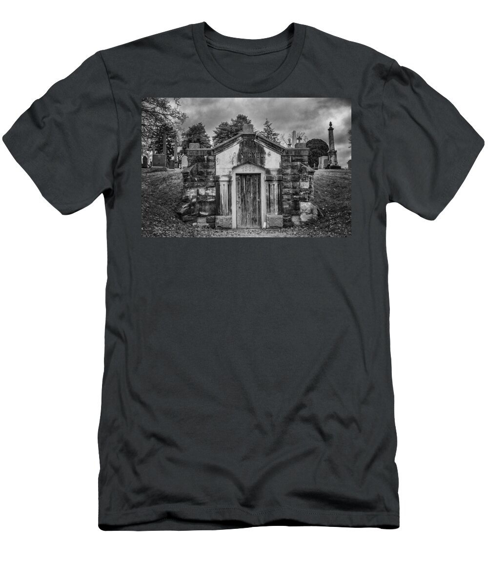Crypt T-Shirt featuring the photograph Dead Man's Castle by Brett Engle