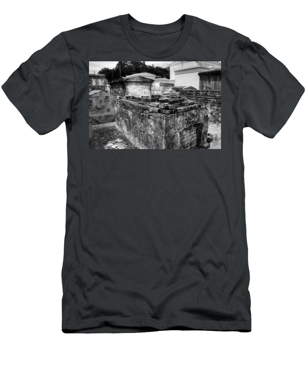 Decay T-Shirt featuring the photograph Death and Decay in Black and White by Greg and Chrystal Mimbs
