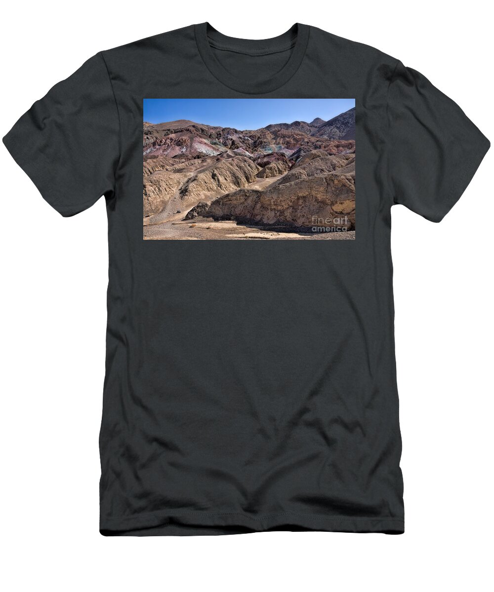 California T-Shirt featuring the photograph Death Valley Artist Pallet by Peggy Hughes