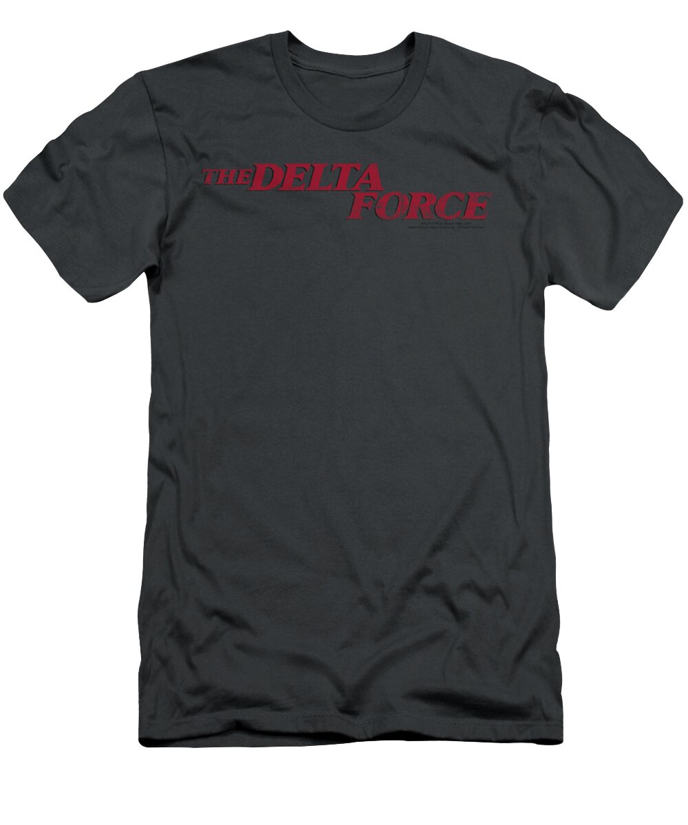  T-Shirt featuring the digital art Delta Force - Distressed Logo by Brand A