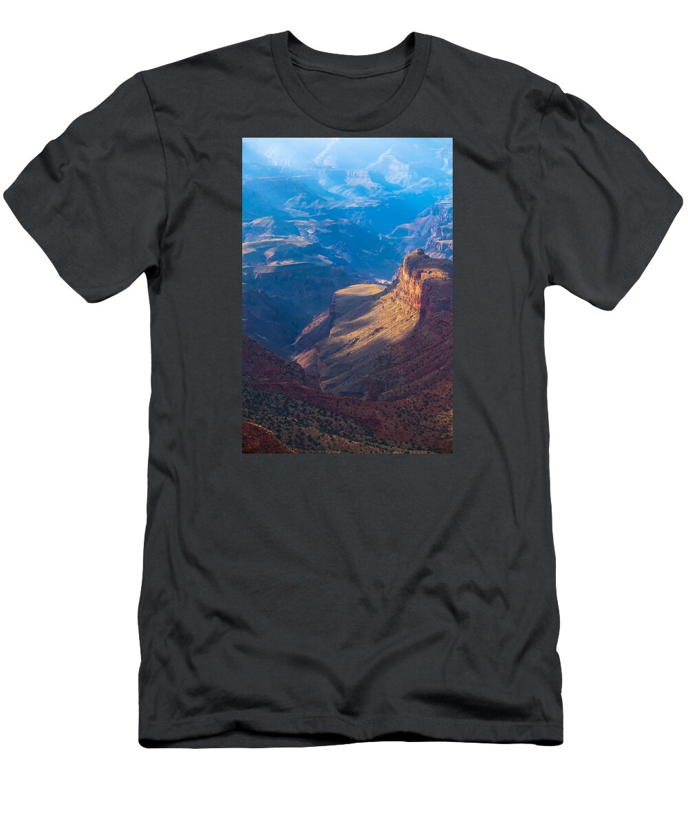 Arizona T-Shirt featuring the photograph Desert View Fades Into the Distance by Ed Gleichman