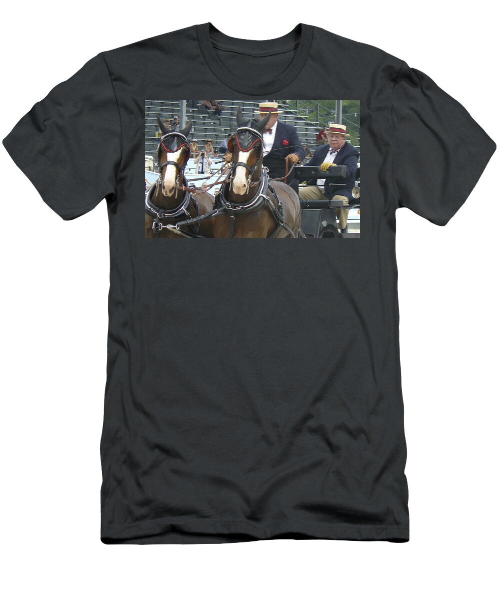 Devon Horse Show T-Shirt featuring the photograph Devon b by Mary Ann Leitch