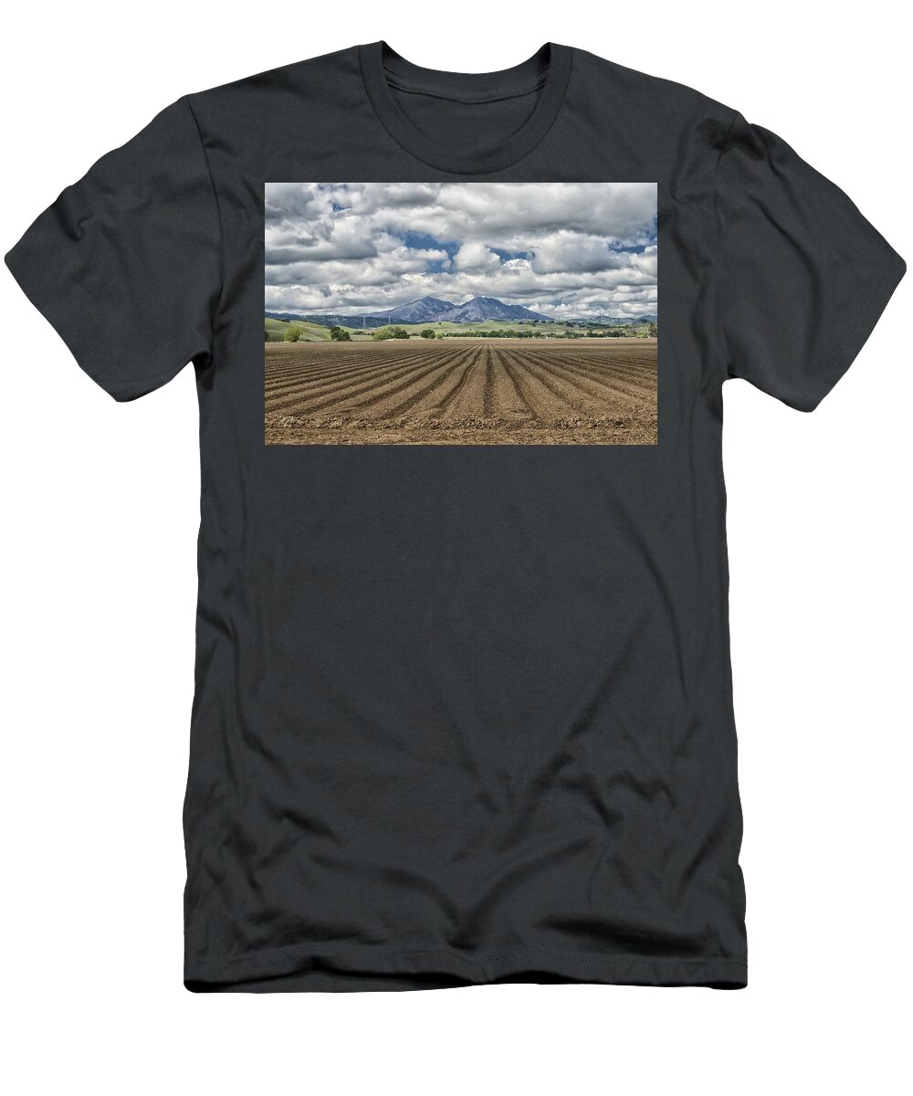 Mount Diablo T-Shirt featuring the photograph Diablo Fields by Robin Mayoff