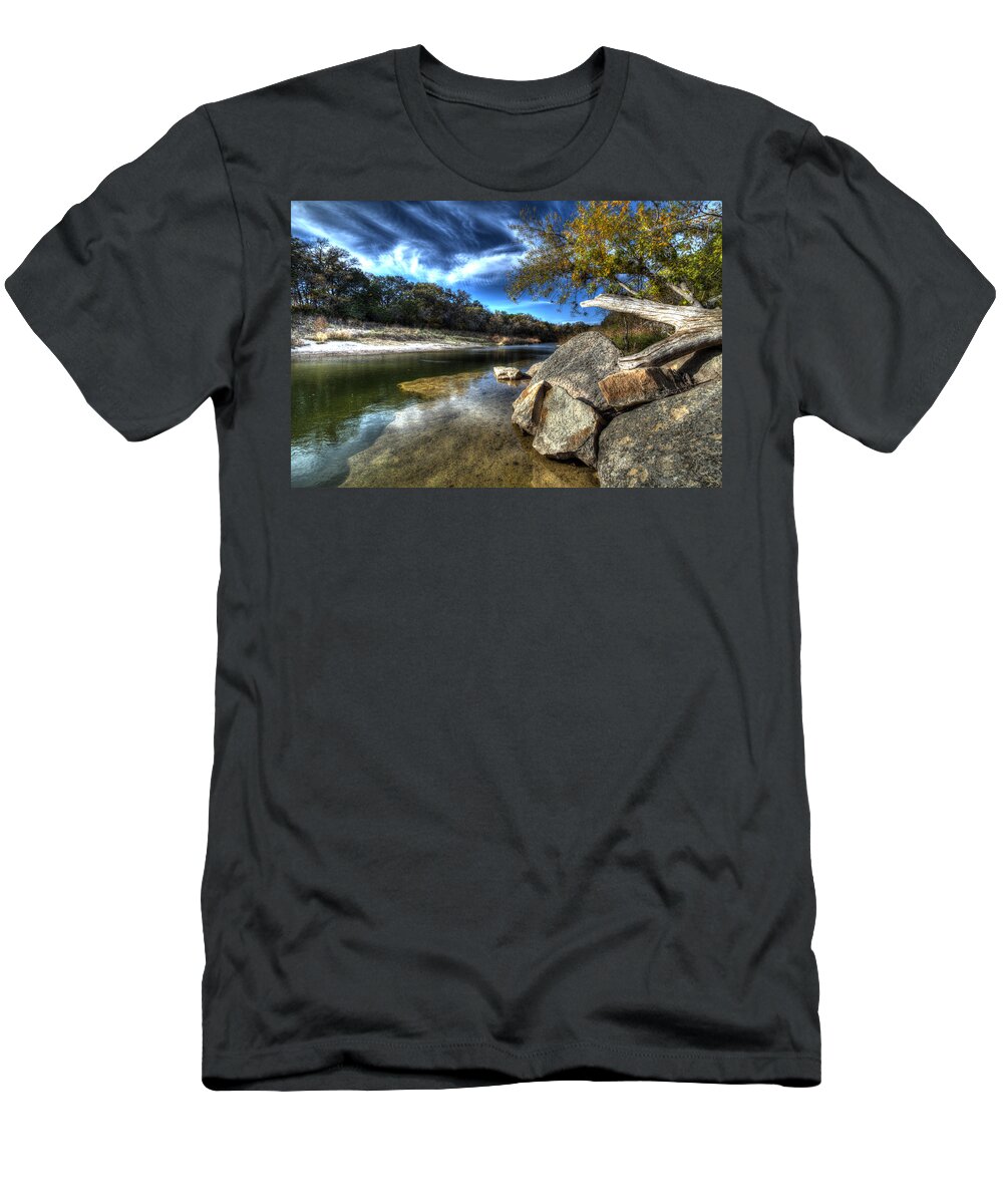 Dinosaur T-Shirt featuring the photograph Dinosaur Valley River by Jonathan Davison