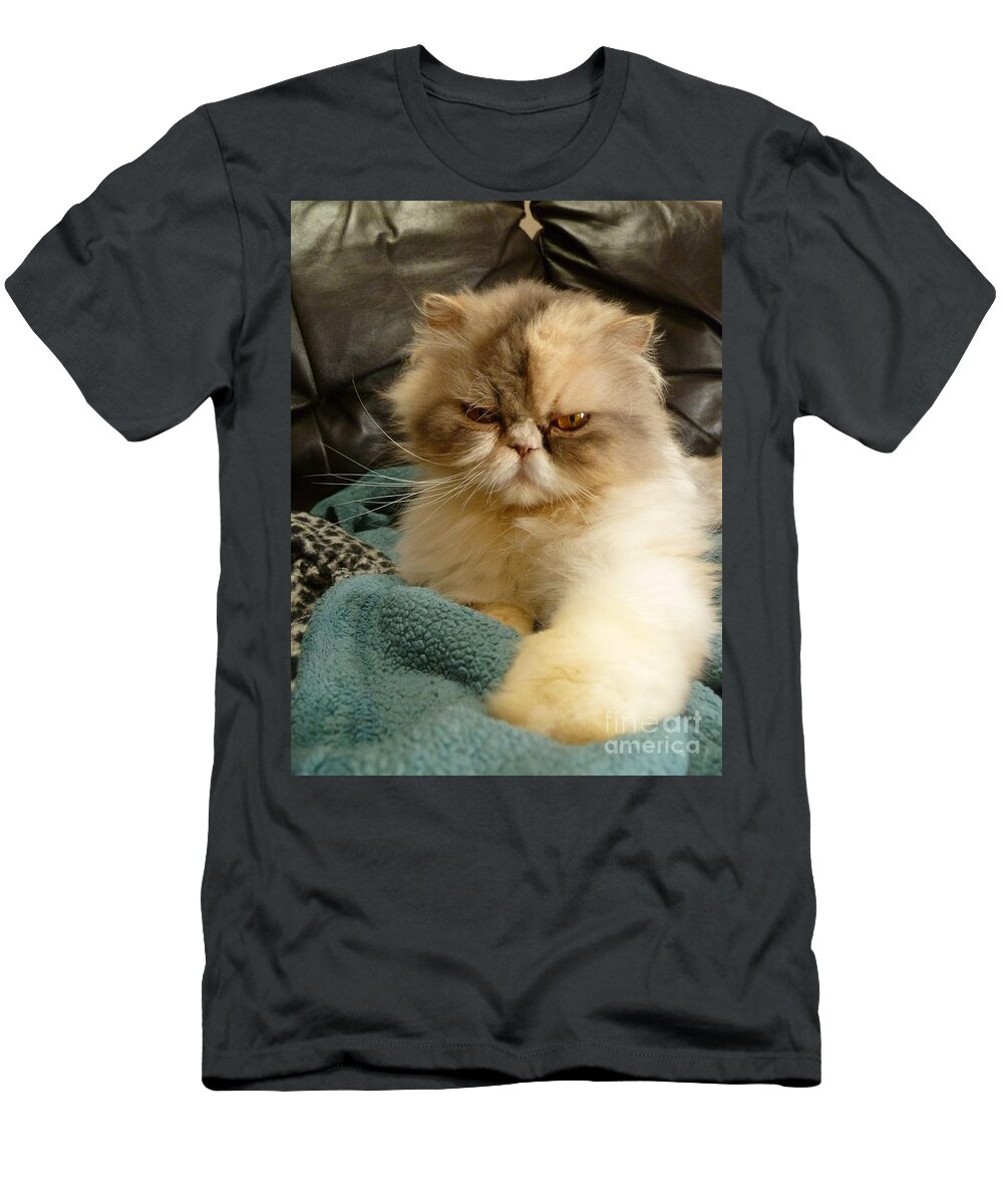 Cat T-Shirt featuring the photograph Do I Look Amused? by Vicki Spindler