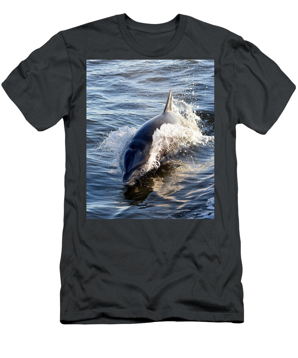 Dolphin T-Shirt featuring the photograph Dolphin 1 by Sheri McLeroy