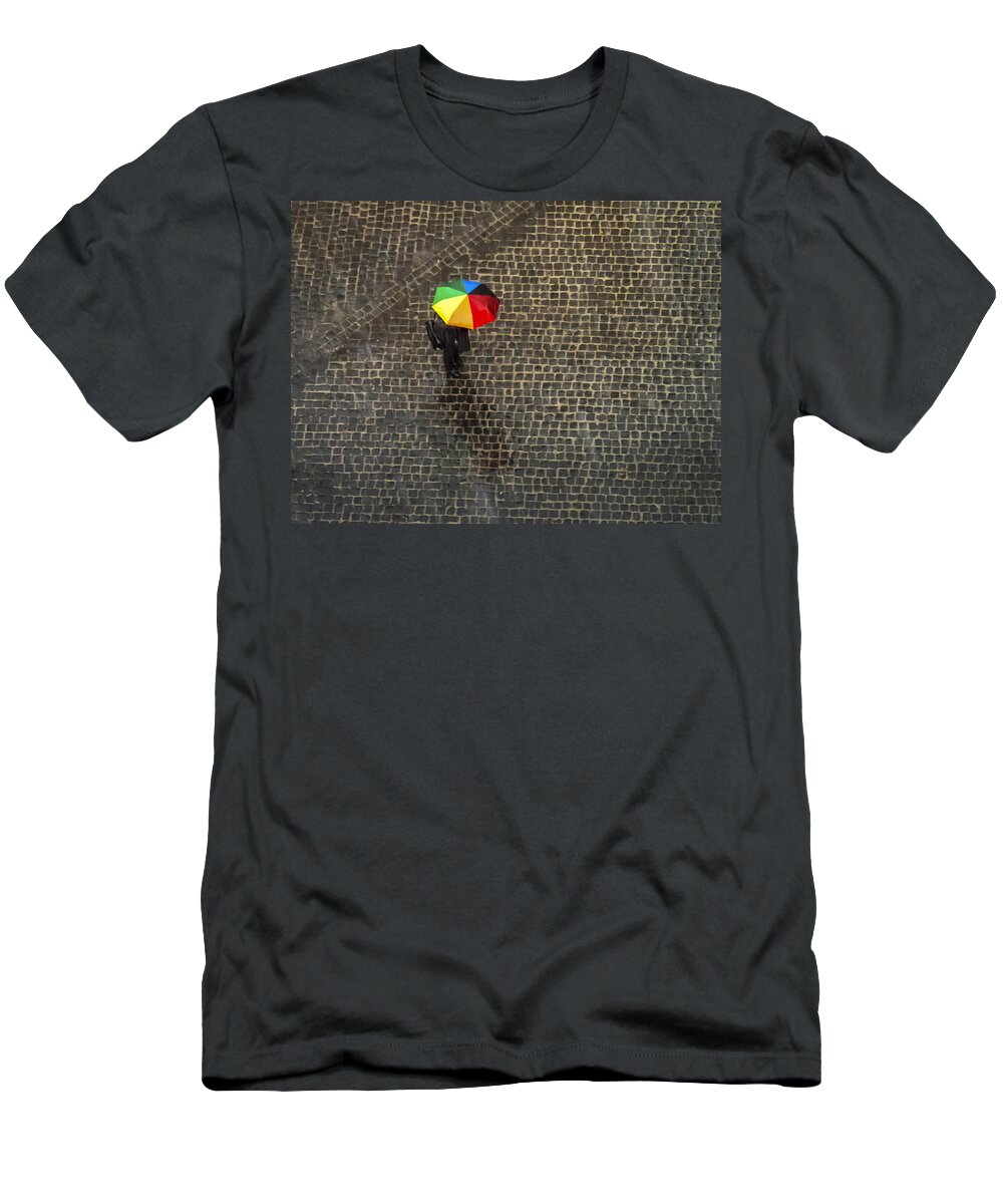 Downpour T-Shirt featuring the photograph Downpour II by Kyle Wasielewski