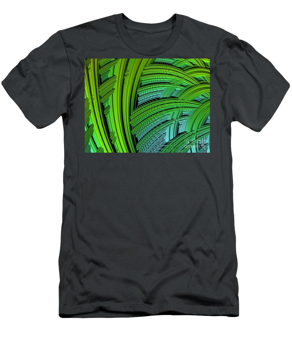 Digital T-Shirt featuring the digital art Dragon Skin by Vix Edwards