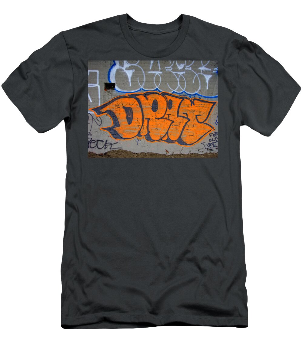Graffiti T-Shirt featuring the photograph Drat by Donna Blackhall