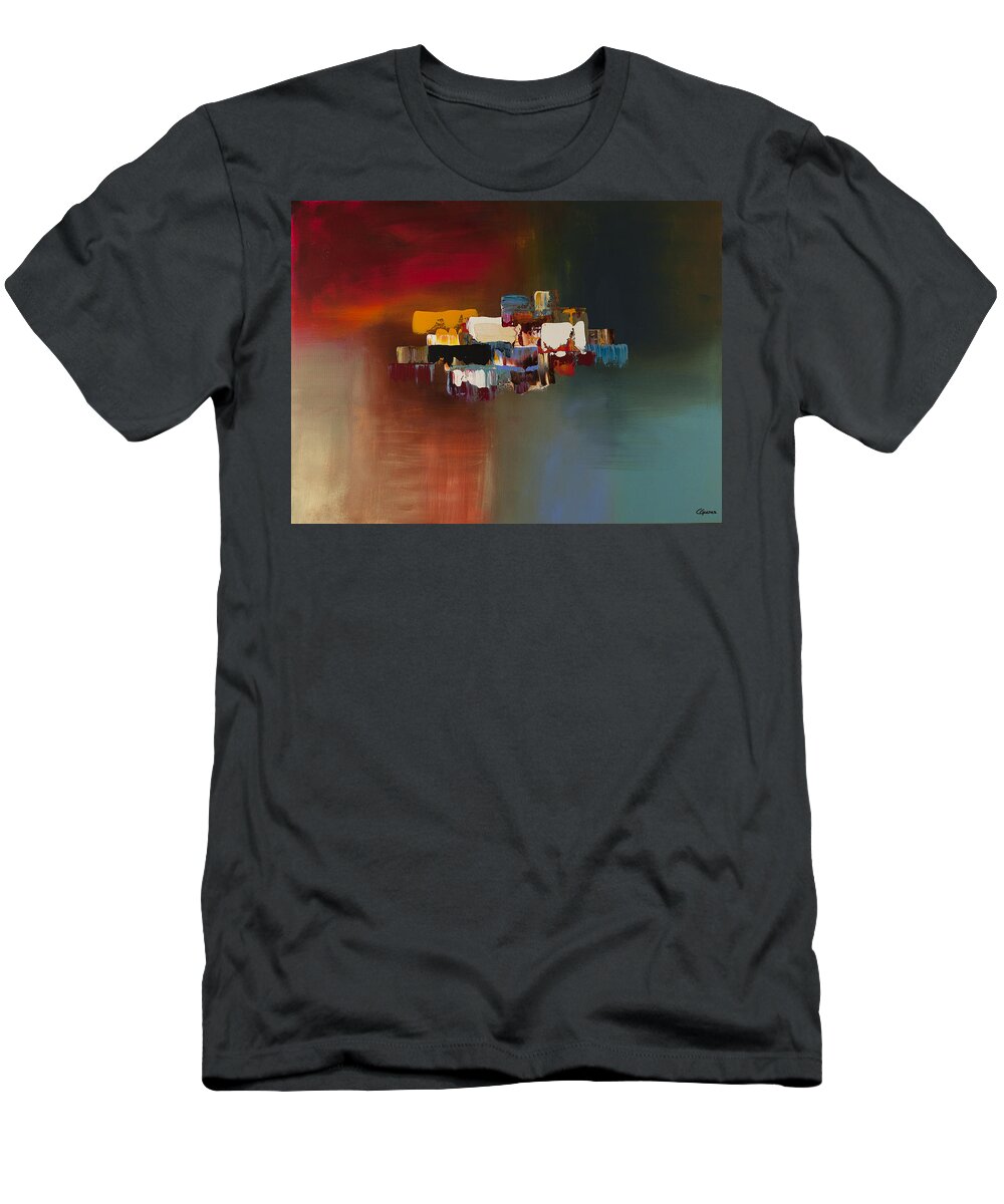 Abstract Art T-Shirt featuring the painting Dream by Carmen Guedez