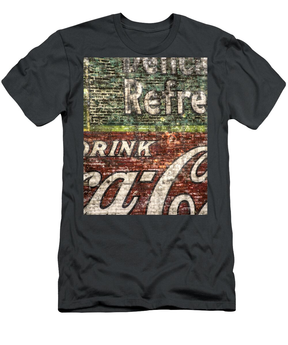 Building T-Shirt featuring the photograph Drink Coca-Cola 1 by Scott Norris