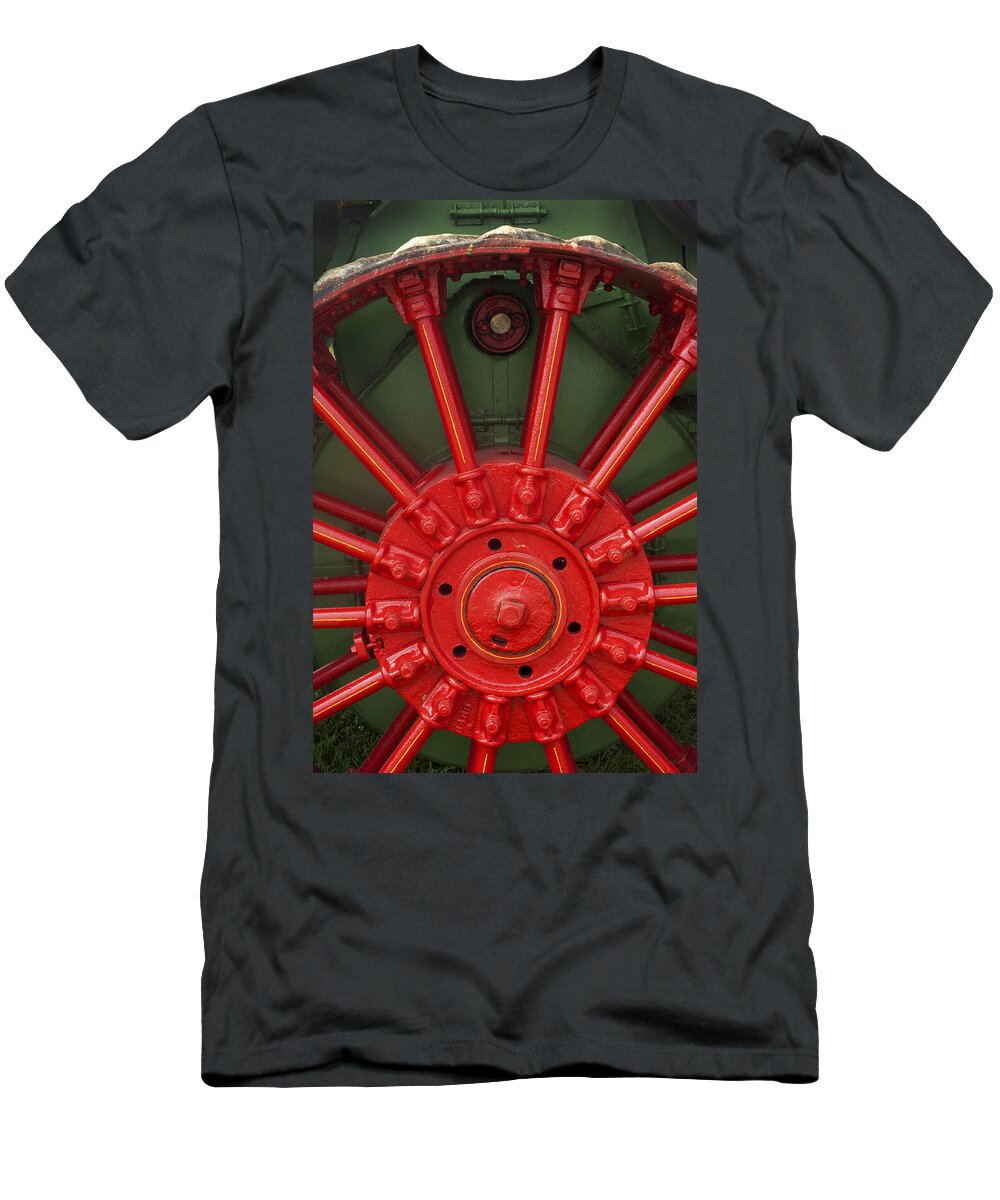 Tractor T-Shirt featuring the photograph Drive Wheel by Paul W Faust - Impressions of Light