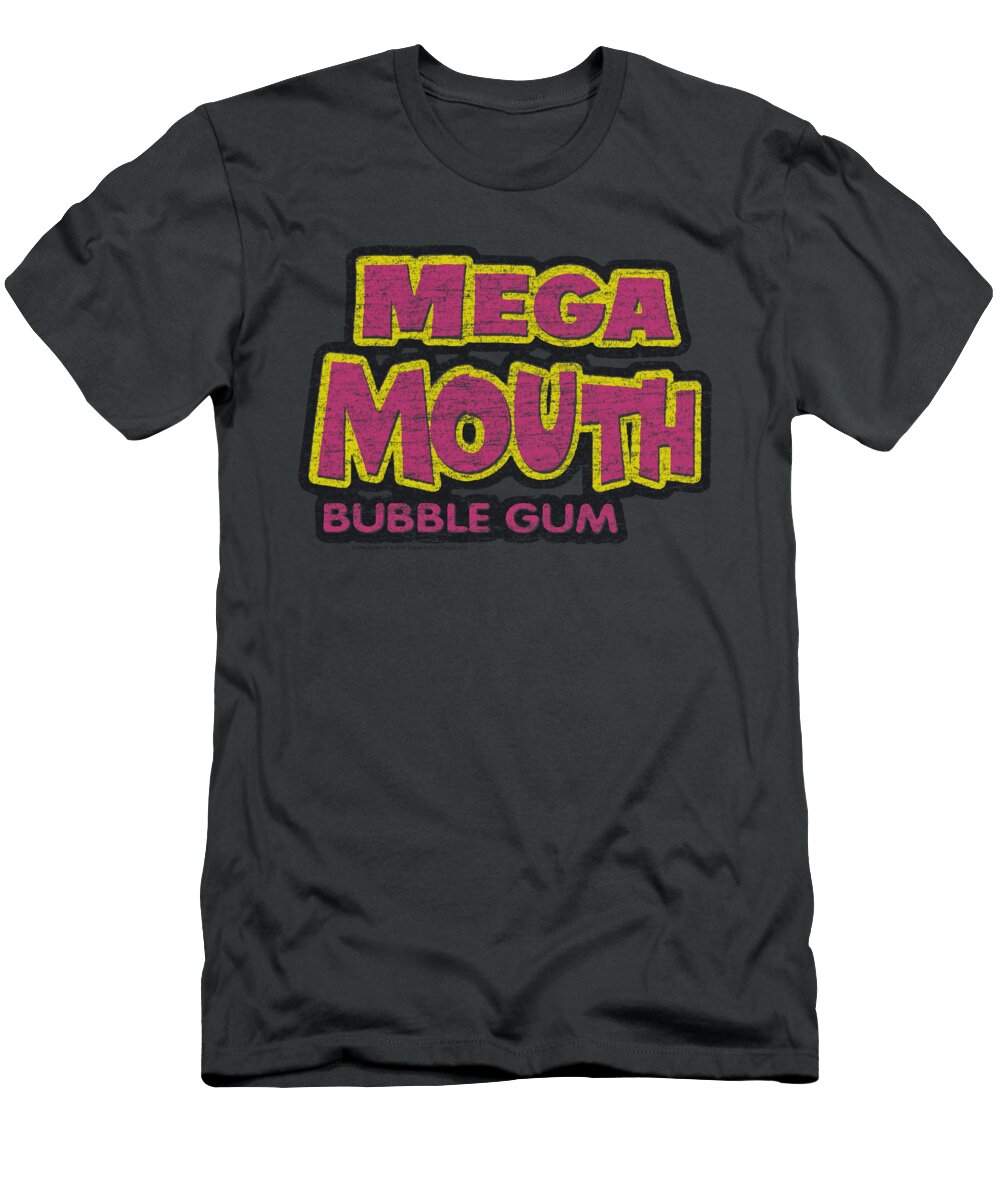 Dubble Bubble T-Shirt featuring the digital art Dubble Bubble - Mega Mouth by Brand A