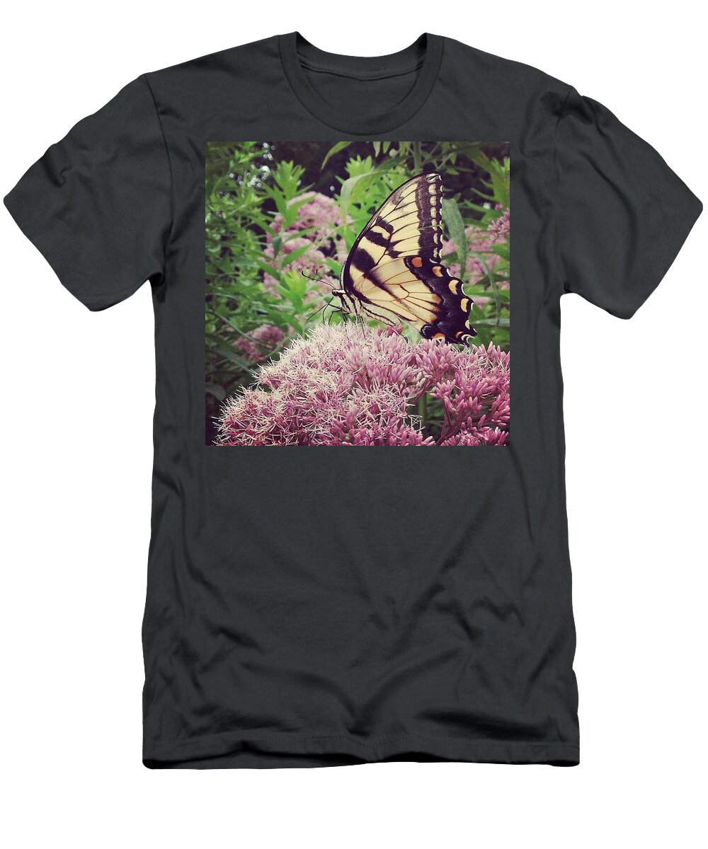 Ilovephilly T-Shirt featuring the photograph Eastern Tiger Swallowtail by Katie Cupcakes