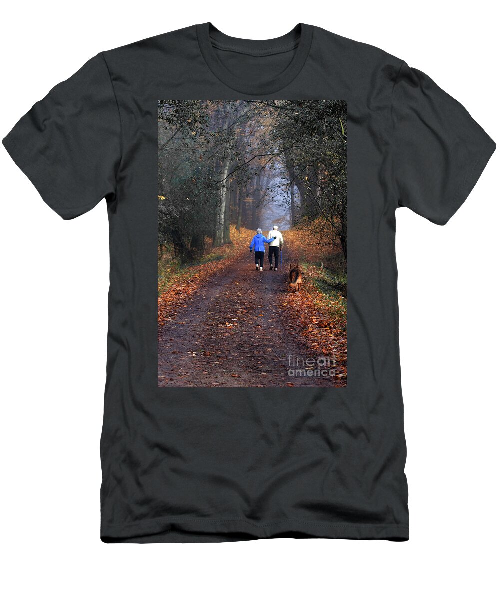Couple T-Shirt featuring the photograph Eighty Four and Eight Six by Barbara McMahon