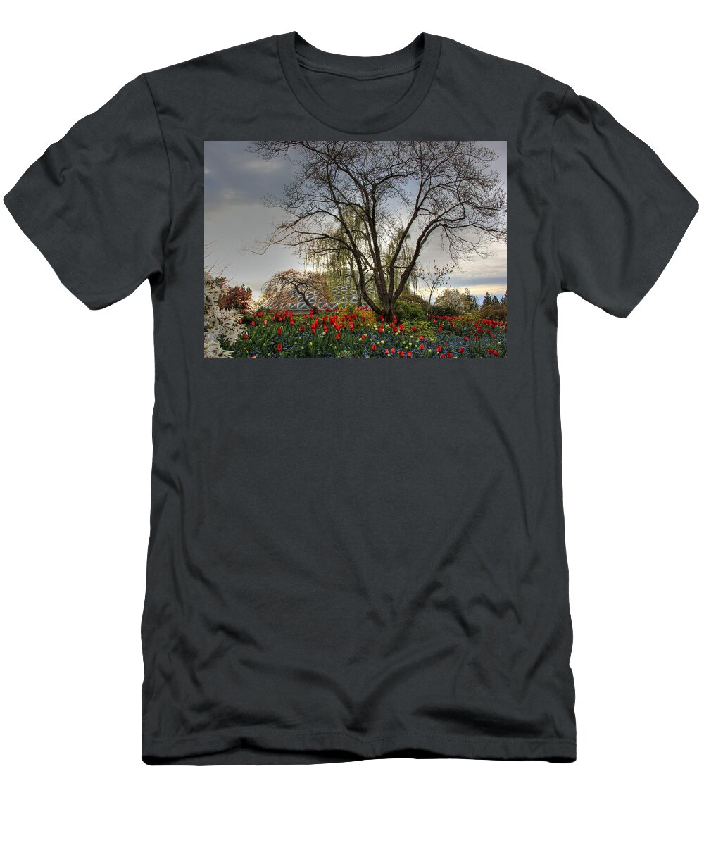 Enchanted T-Shirt featuring the photograph Enchanted garden by Eti Reid