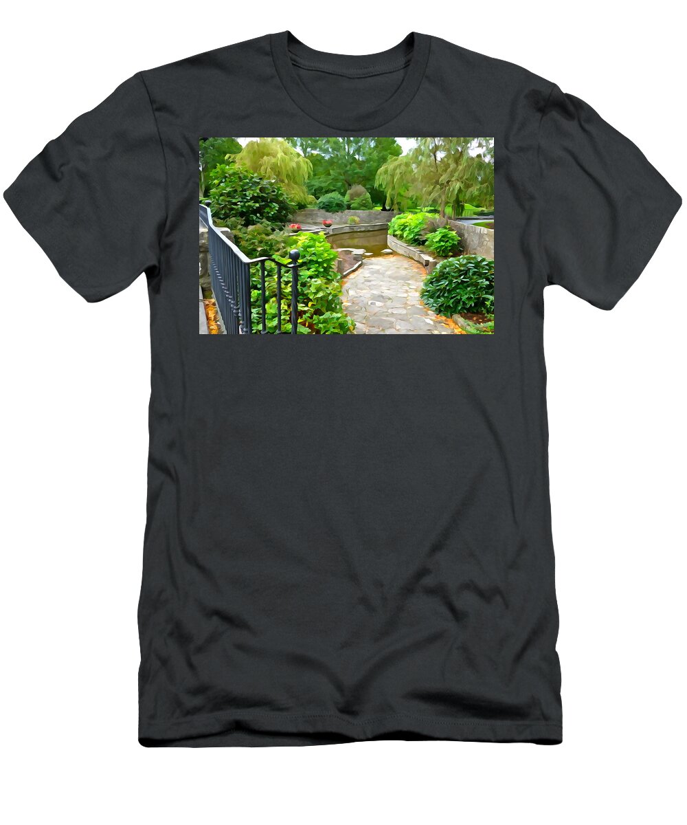 Garden T-Shirt featuring the photograph Enter the Garden by Norma Brock