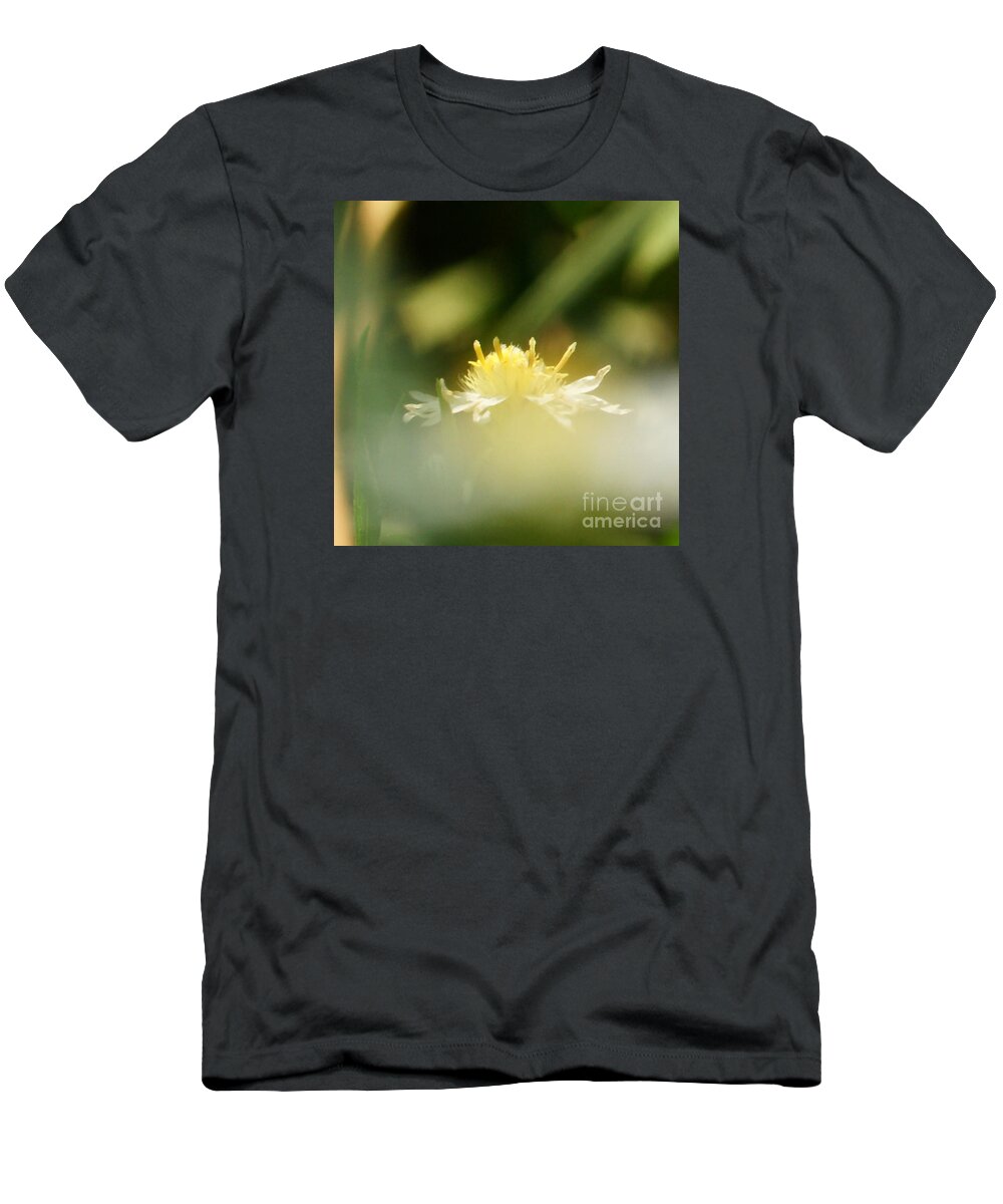 Flower T-Shirt featuring the photograph Enwrapped In Misty Shroud by Linda Shafer