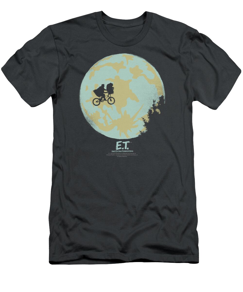 Et T-Shirt featuring the digital art Et - In The Moon by Brand A