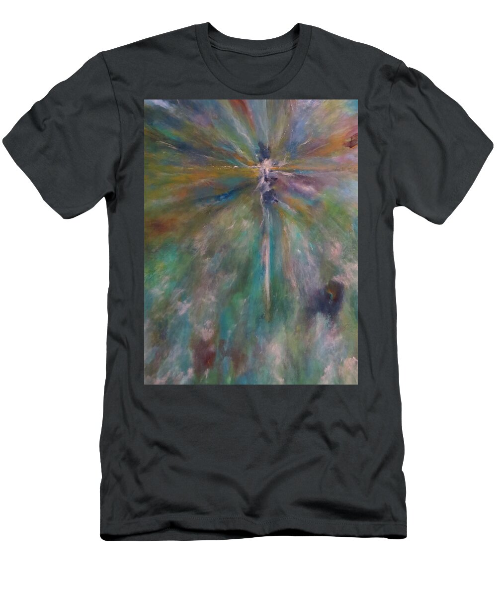 Abstract T-Shirt featuring the painting Ethereal Dancer by Soraya Silvestri