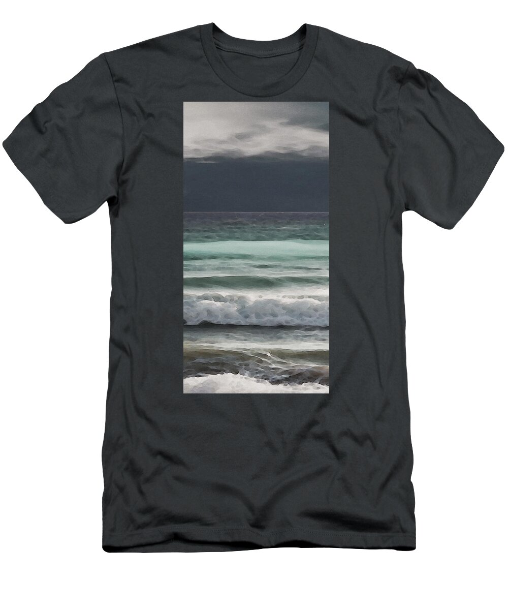 Nature T-Shirt featuring the digital art Even Tides by David Hansen