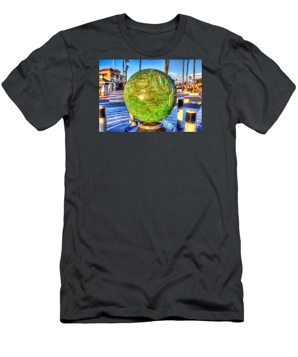 Newport Beach T-Shirt featuring the photograph Everyone is Welcome at the Beach by Jim Carrell